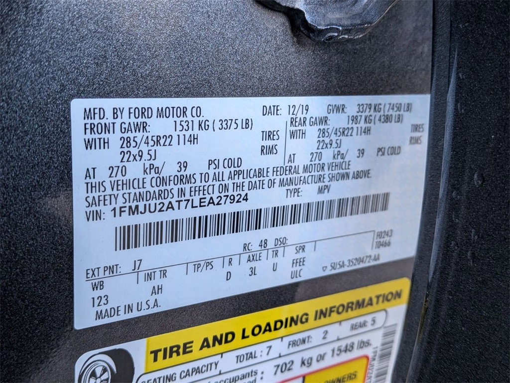 2020 Ford Expedition Limited Image 30 of 35