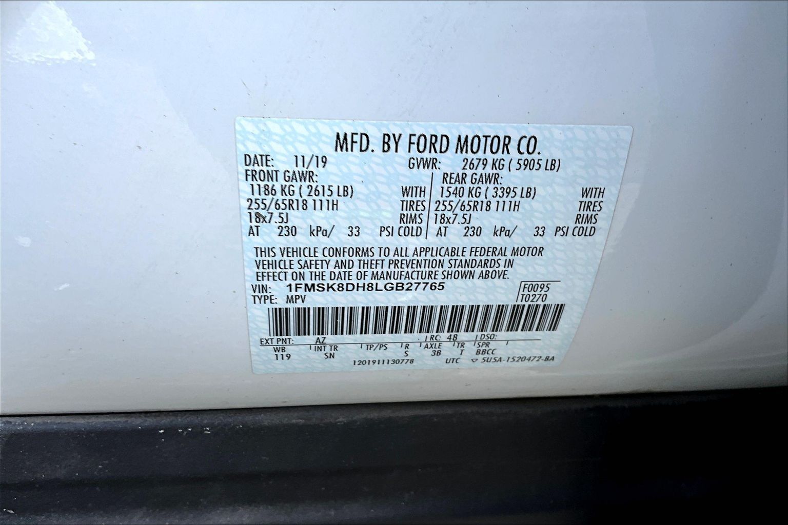 2020 Ford Explorer XLT Image 1 of 30
