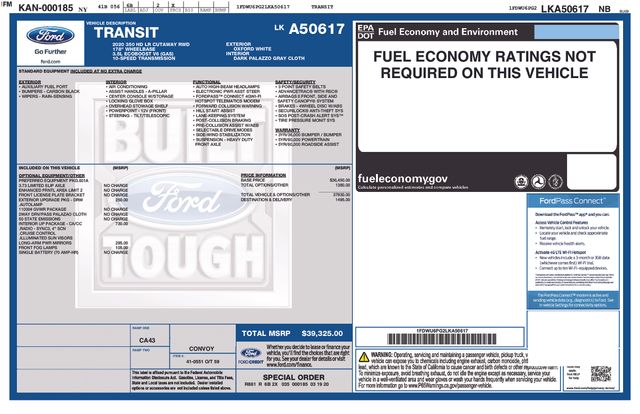 2020 Ford Transit Base Image 10 of 10