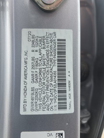 2020 Honda Accord Hybrid EX-L Image 31 of 40