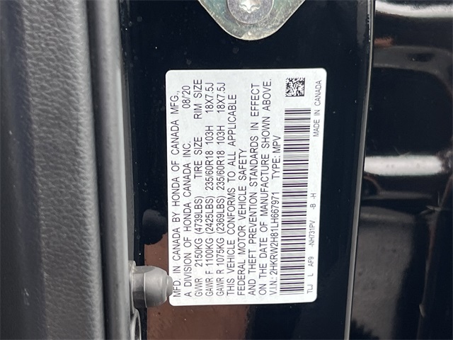 2020 Honda CR-V EX-L Image 32 of 35