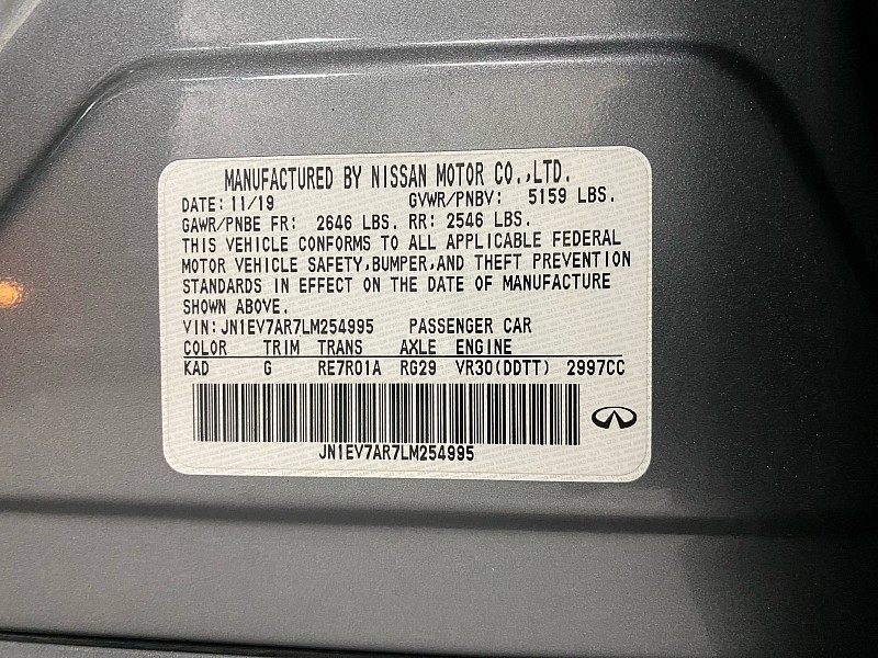 2020 INFINITI Q50 3.0T Luxe Image 28 of 28