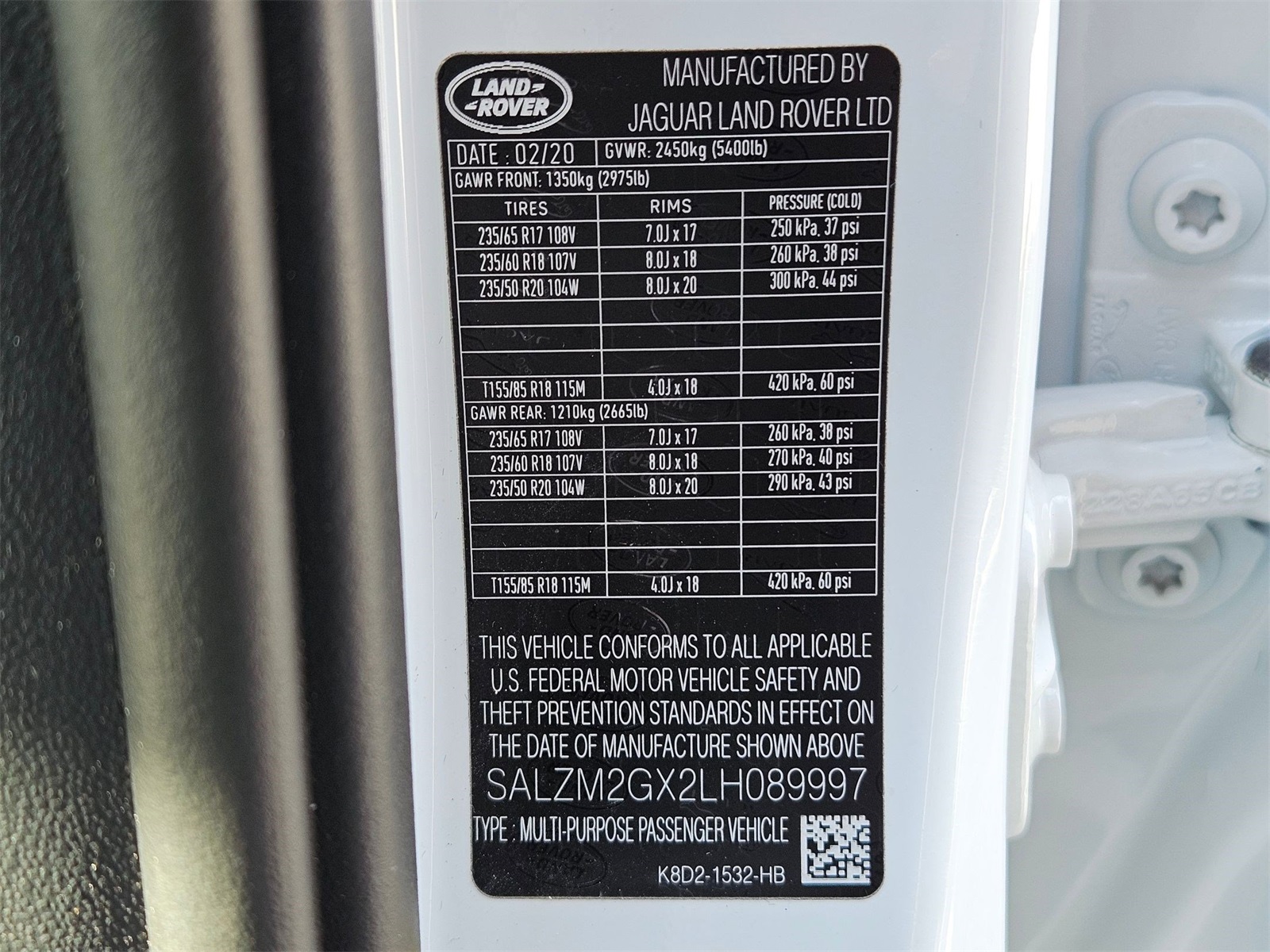 2020 Land Rover Range Rover Evoque R-Dynamic HSE Image 28 of 37