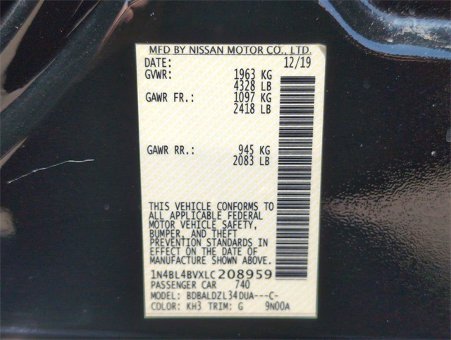 2020 Nissan Altima 2.5 S Image 25 of 32