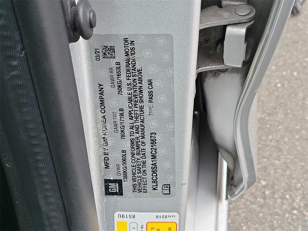 2021 Chevrolet Spark 1LT Image 30 of 35