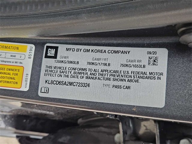 2021 Chevrolet Spark 1LT Image 23 of 32