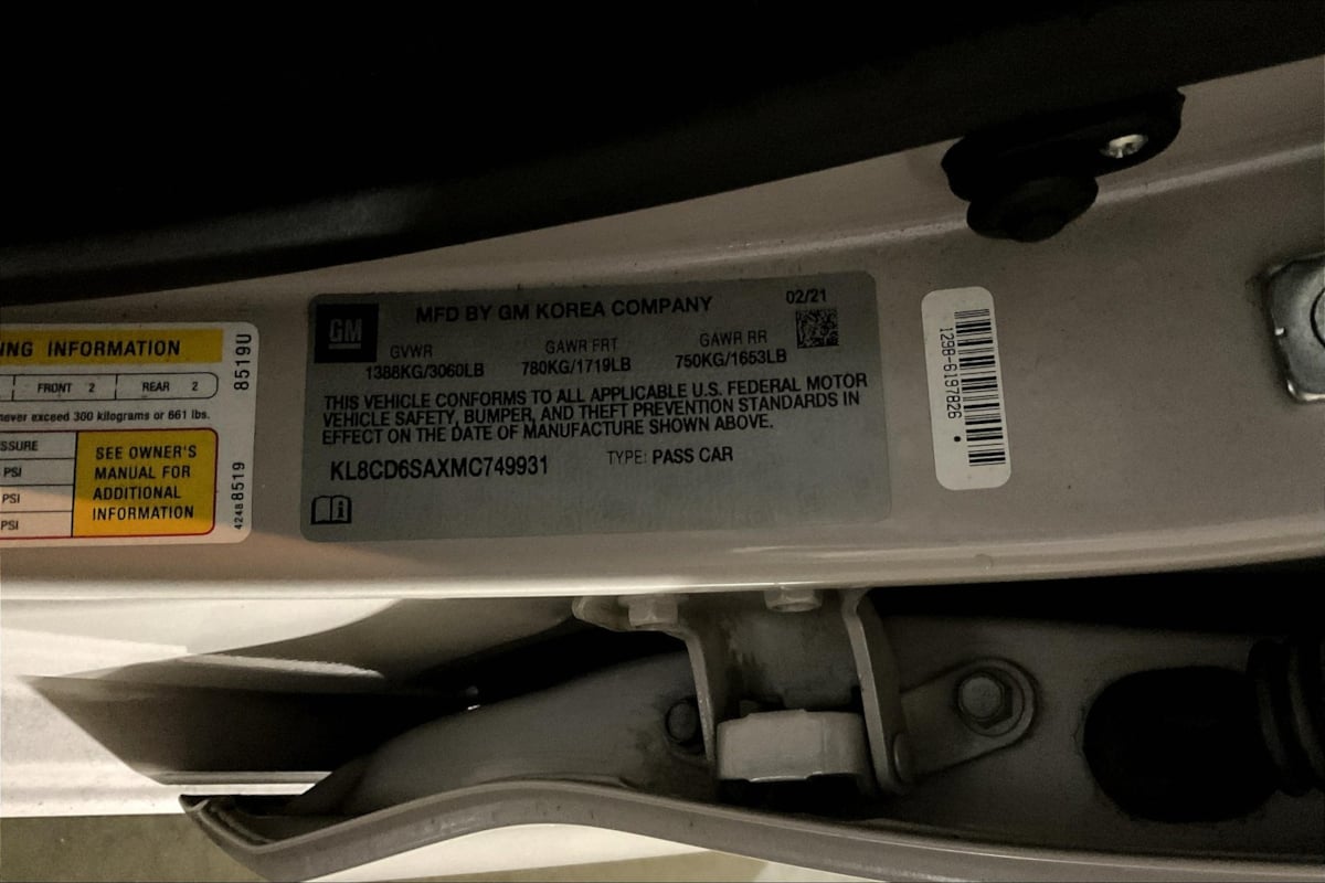 2021 Chevrolet Spark 1LT Image 26 of 33