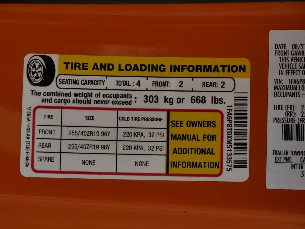 2021 Ford Mustang EcoBoost Premium Image 37 of 66