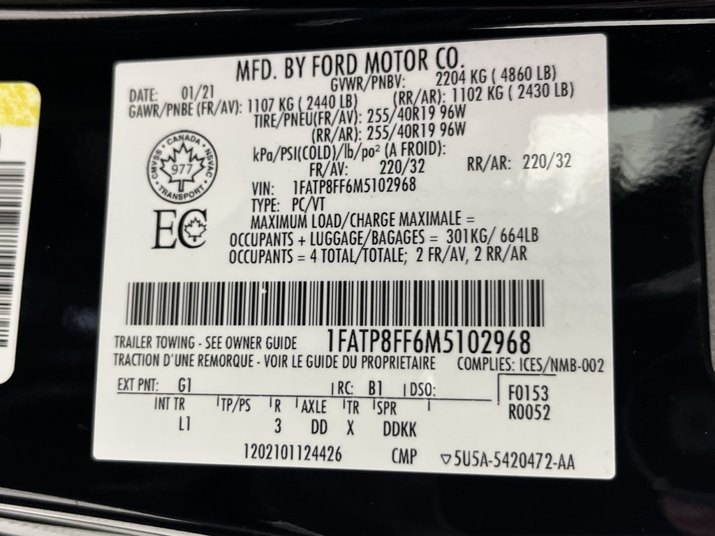 2021 Ford Mustang GT Premium Image 22 of 31