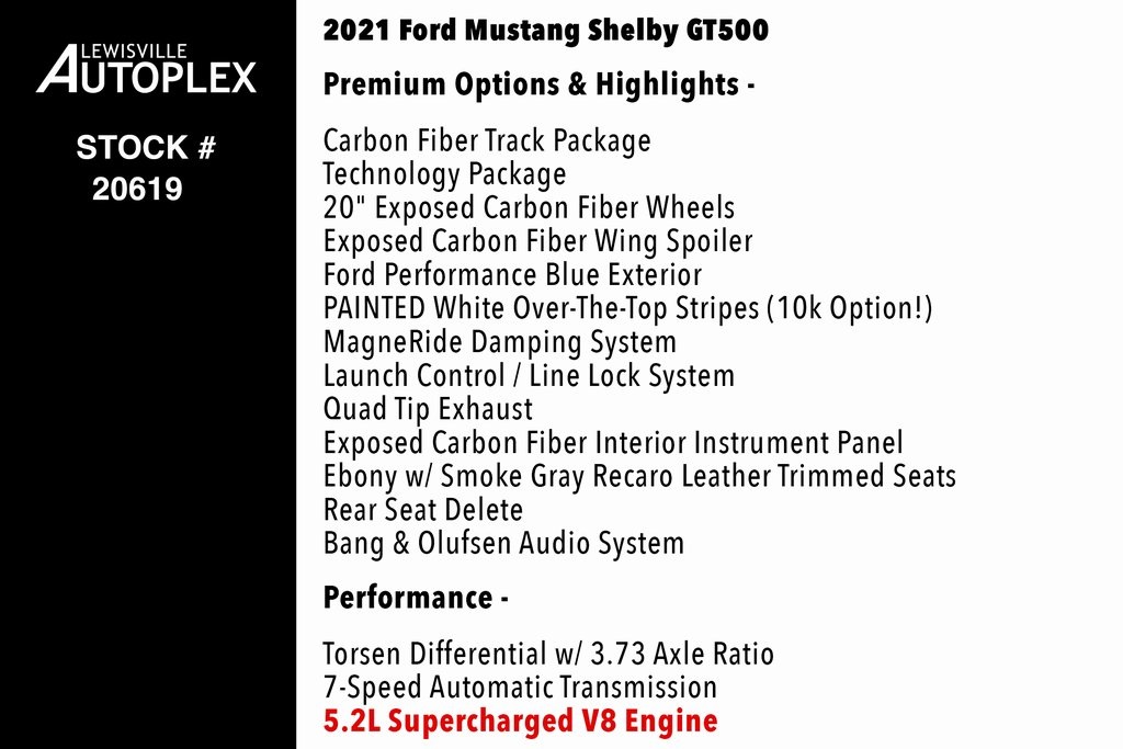 2021 Ford Mustang Shelby GT500 Image 34 of 51