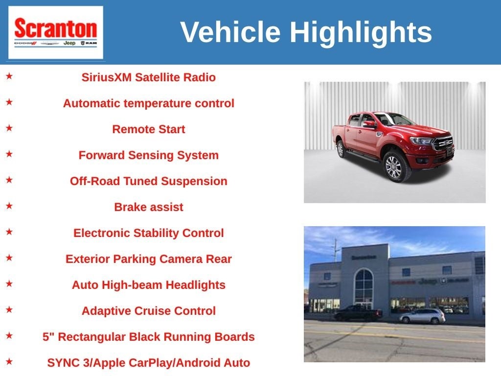 2021 Ford Ranger Lariat Image 7 of 68