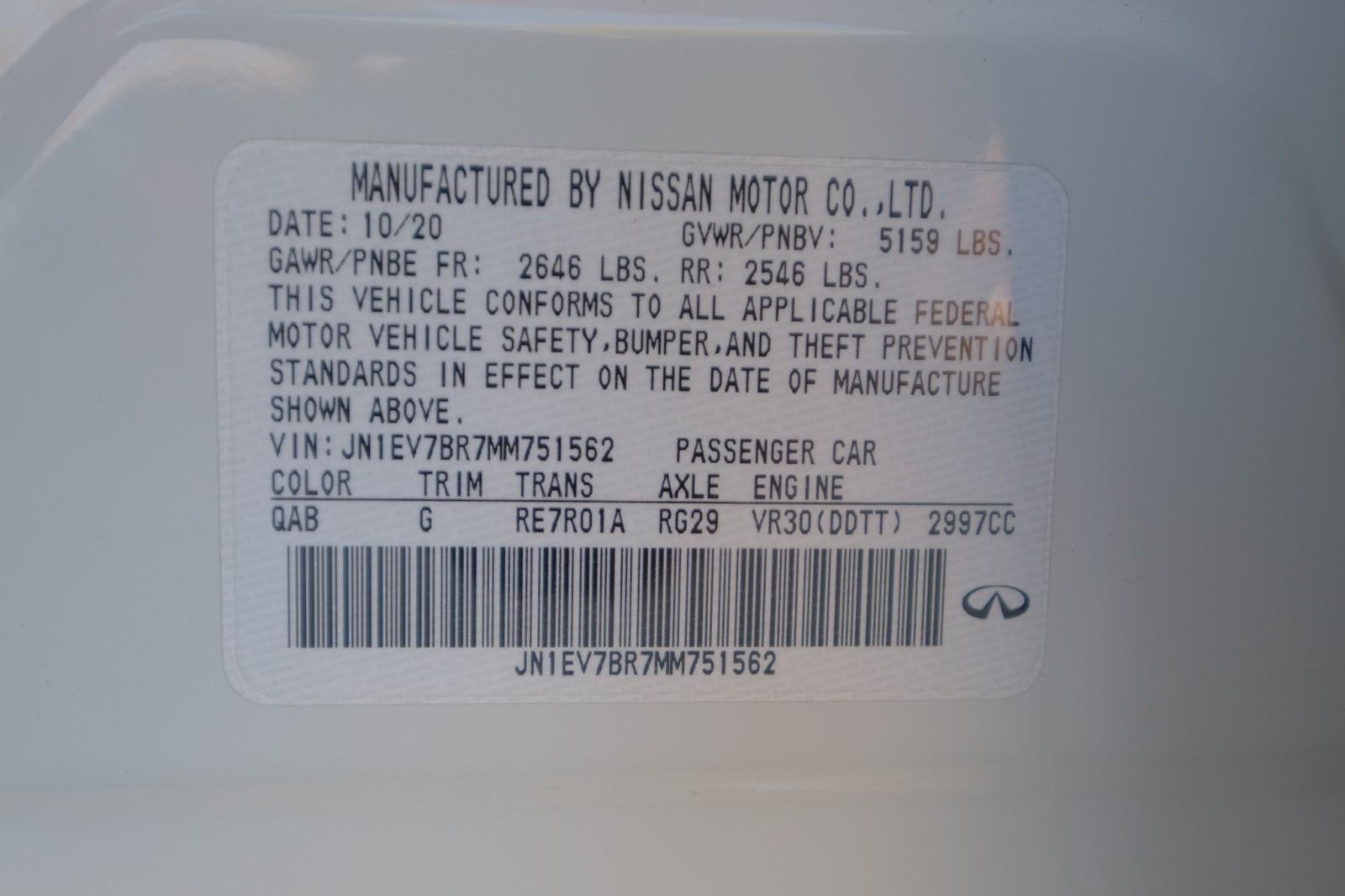 2021 INFINITI Q50 3.0T Luxe Image 28 of 28