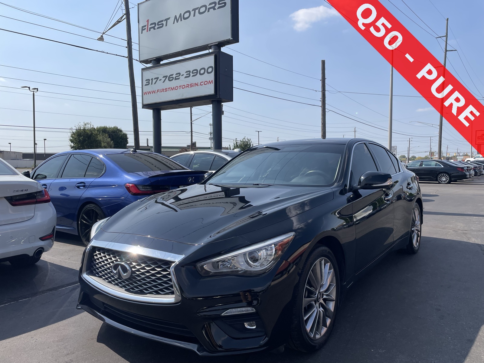 2021 INFINITI Q50 3.0T Pure Image 1 of 45