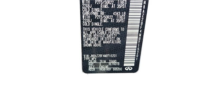 2021 INFINITI QX80 Sensory Image 2 of 40