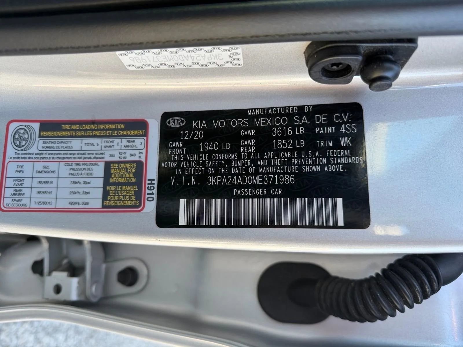 2021 Kia Rio S Image 23 of 26