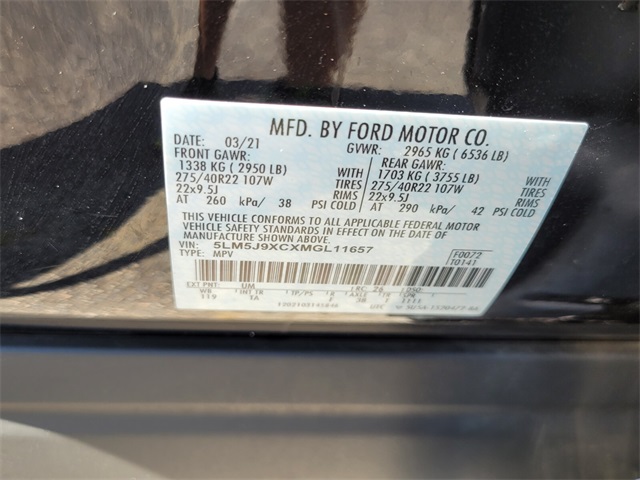 2021 Lincoln Aviator Black Label Image 26 of 32