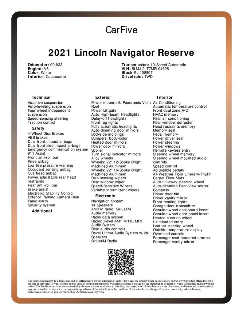 2021 Lincoln Navigator Reserve Image 32 of 33