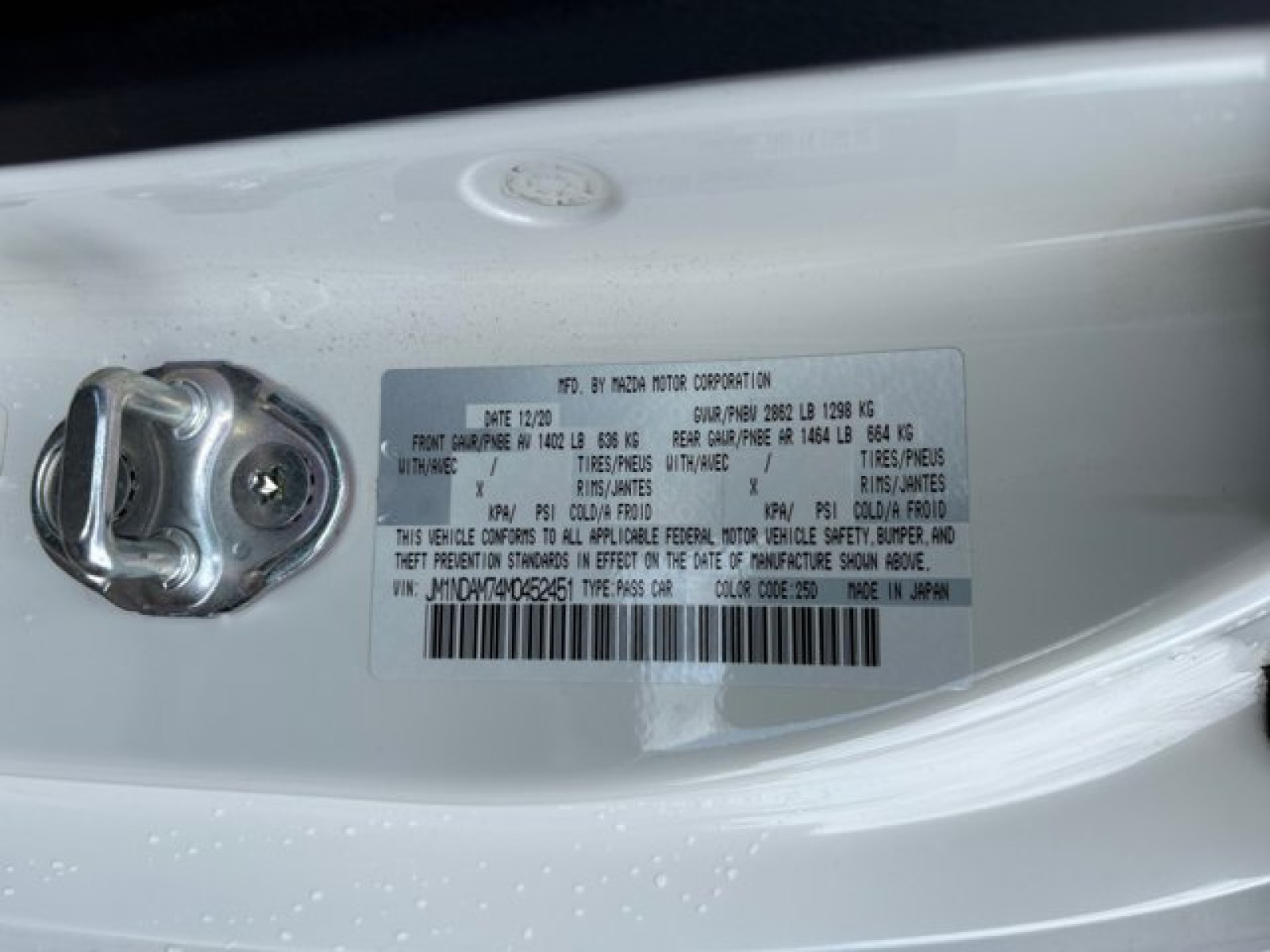 2021 Mazda MX-5 Miata RF Grand Touring Image 20 of 21