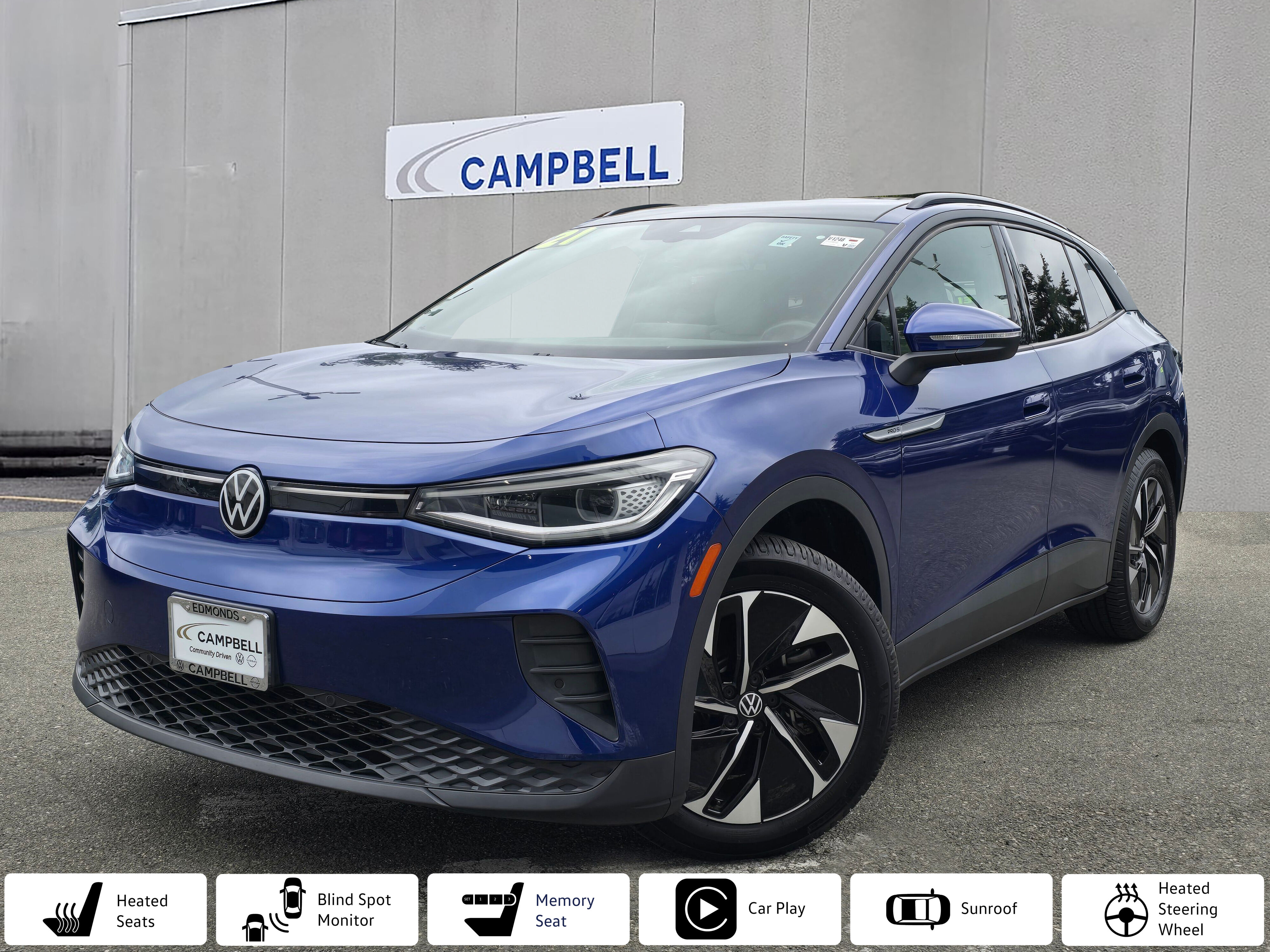 2021 Volkswagen ID.4 Pro S Image 1 of 36