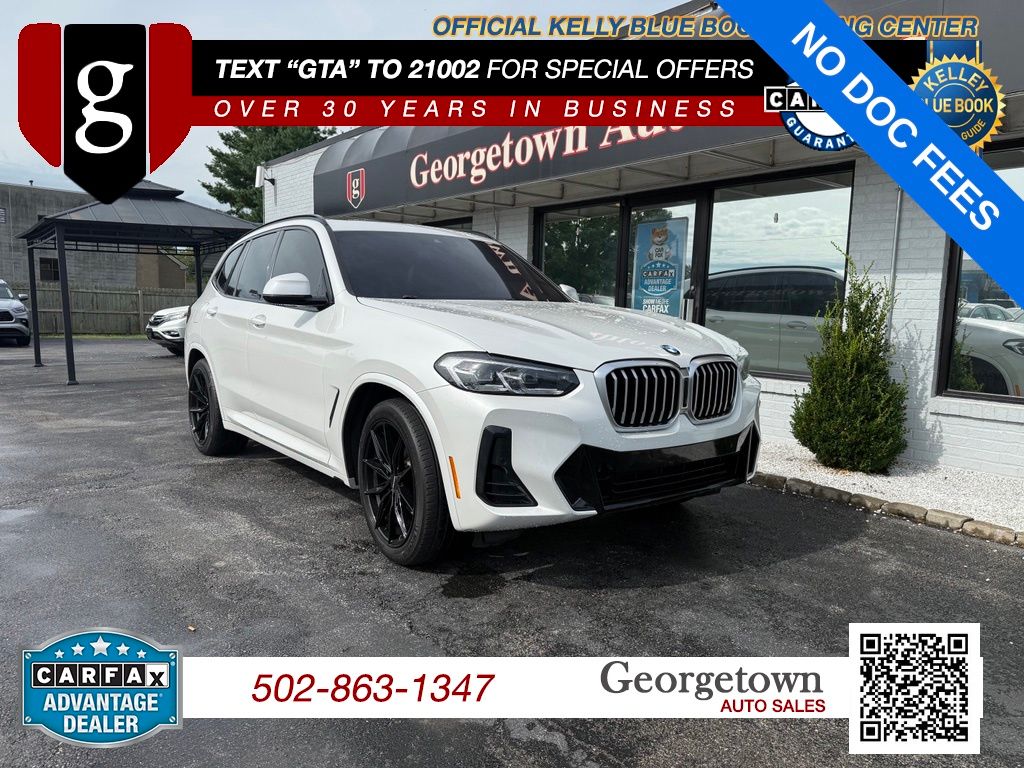 2022 BMW X3 sDrive30i Image 1 of 29