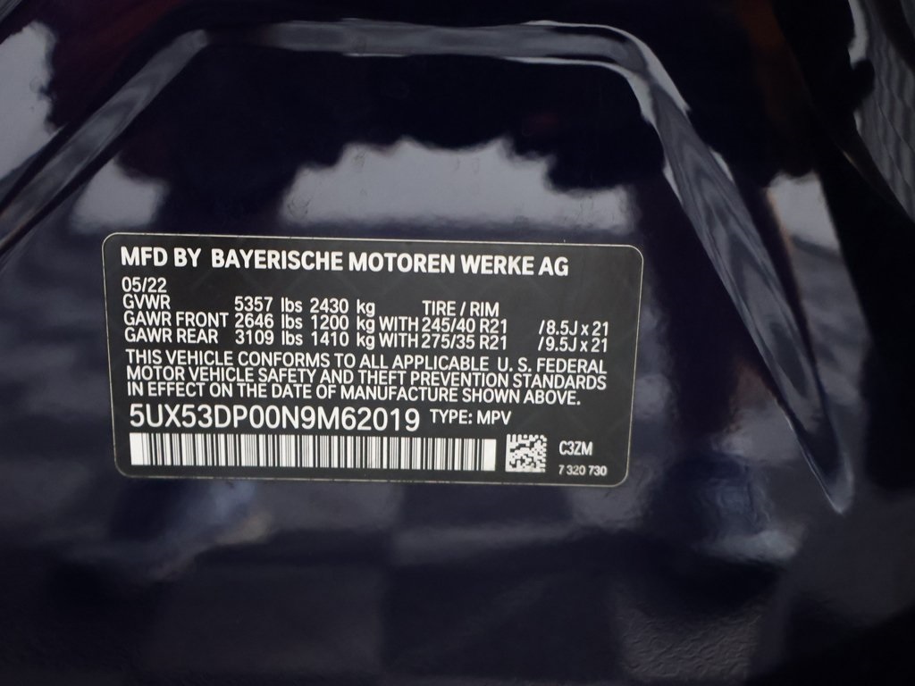 2022 BMW X3 xDrive30i Image 41 of 59