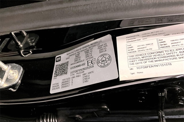 2022 GMC Canyon AT4 Cloth Image 26 of 37