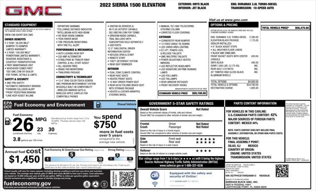 2022 GMC Sierra 1500 Elevation Image 28 of 35