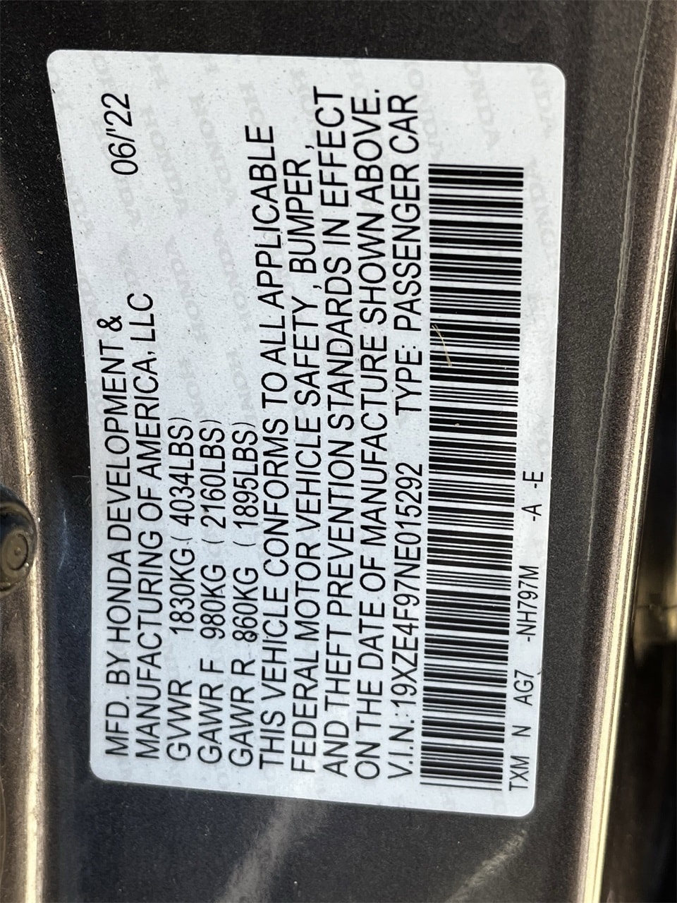 2022 Honda Insight Touring Image 24 of 30