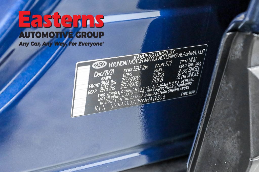 2022 Hyundai Santa Fe SE Image 53 of 64