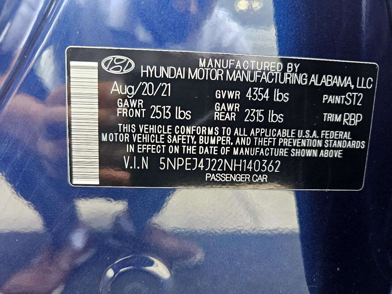 2022 Hyundai Sonata SEL Plus Image 52 of 73