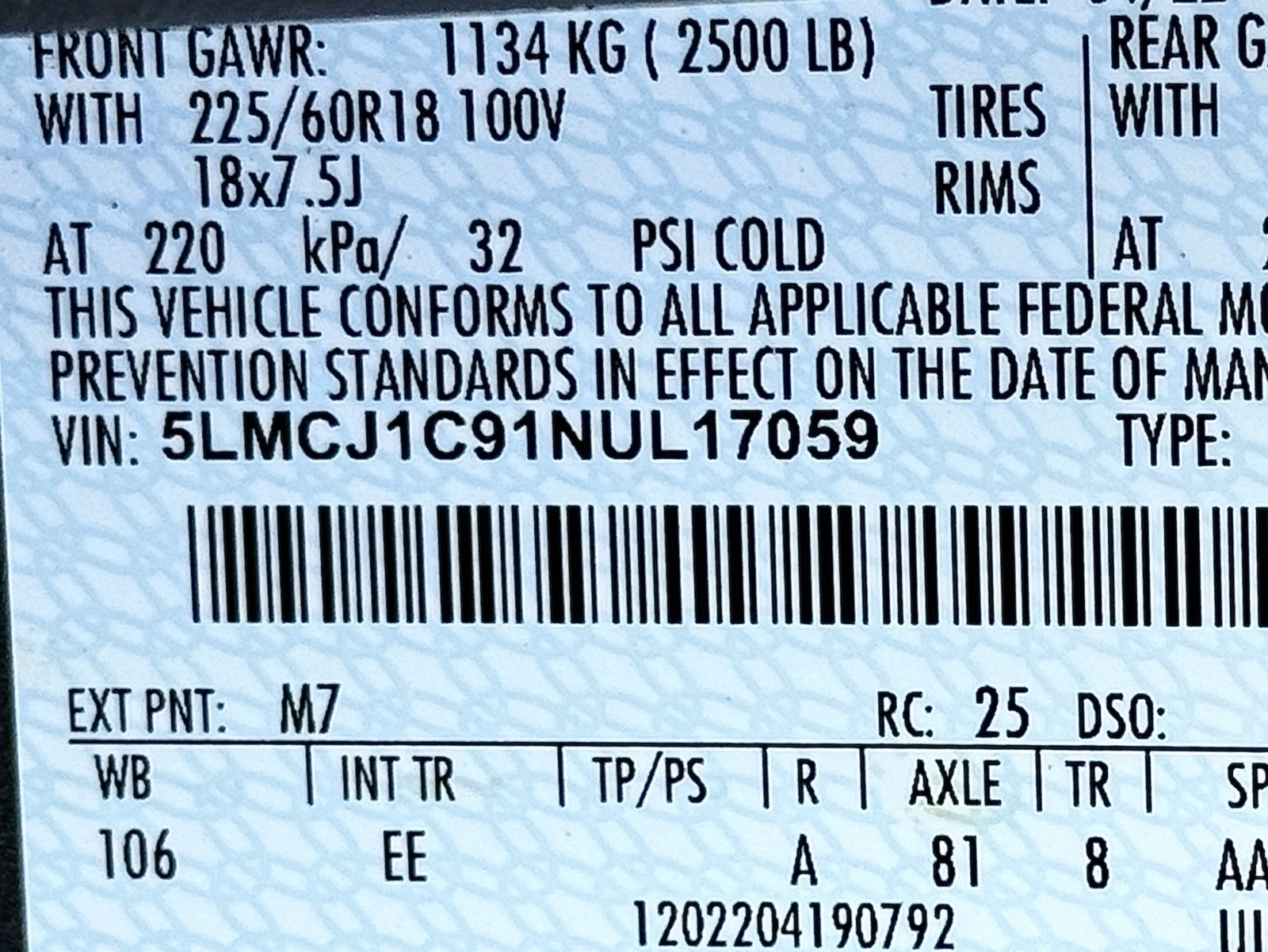 2022 Lincoln Corsair Standard Image 45 of 50