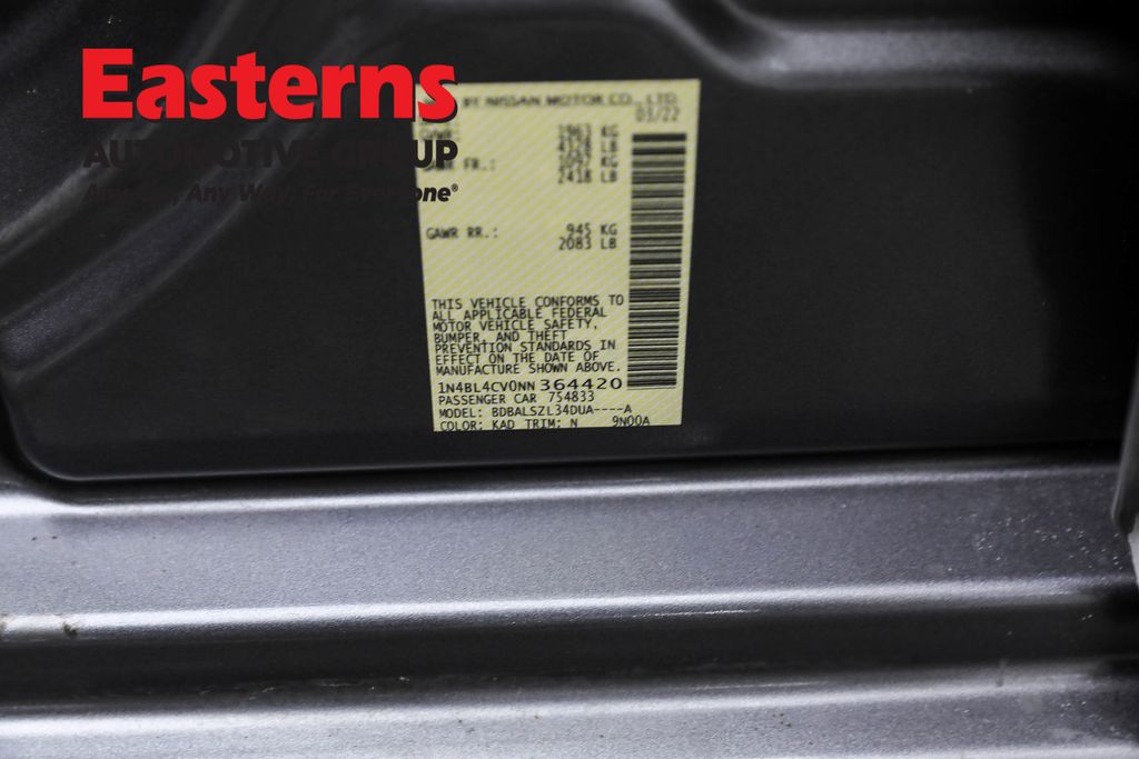 2022 Nissan Altima 2.5 SR Image 54 of 62