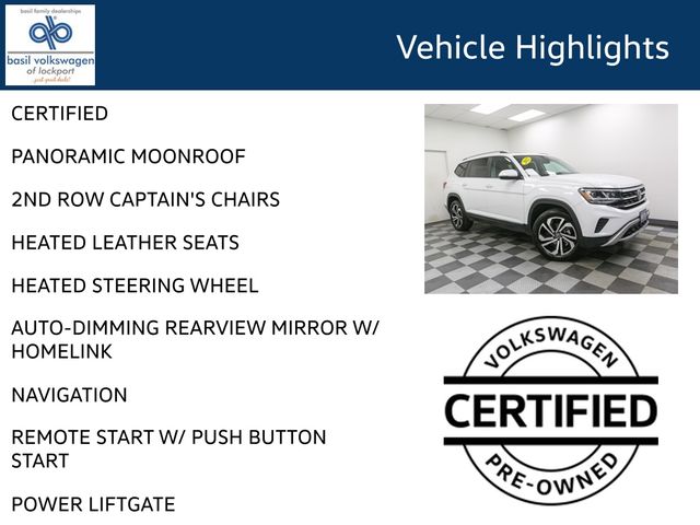 2022 Volkswagen Atlas 2.0T SEL Image 43 of 50