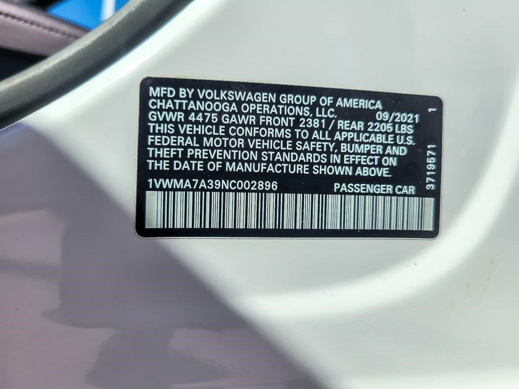 2022 Volkswagen Passat 2.0T R-Line Image 25 of 29