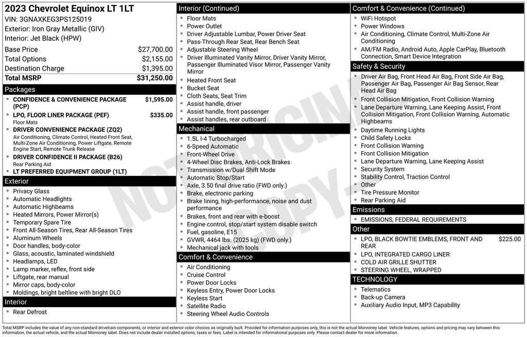 2023 Chevrolet Equinox LT Image 26 of 30