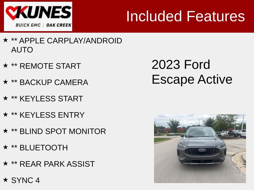 2023 Ford Escape Active Image 2 of 25