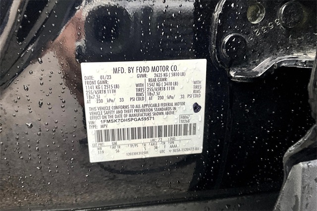 2023 Ford Explorer XLT Image 27 of 34