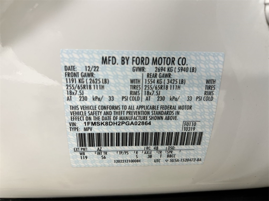 2023 Ford Explorer XLT Image 26 of 28