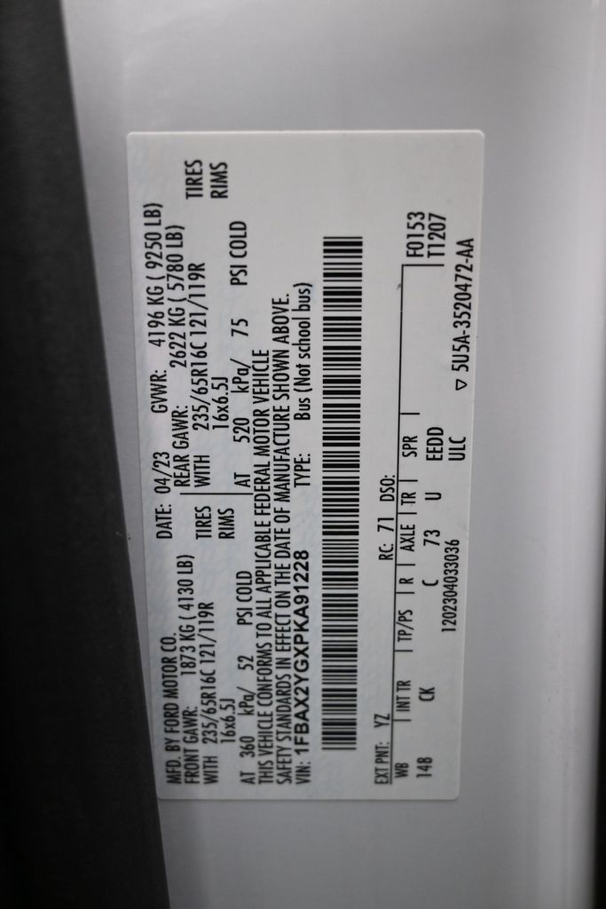 2023 Ford Transit XLT Image 36 of 41