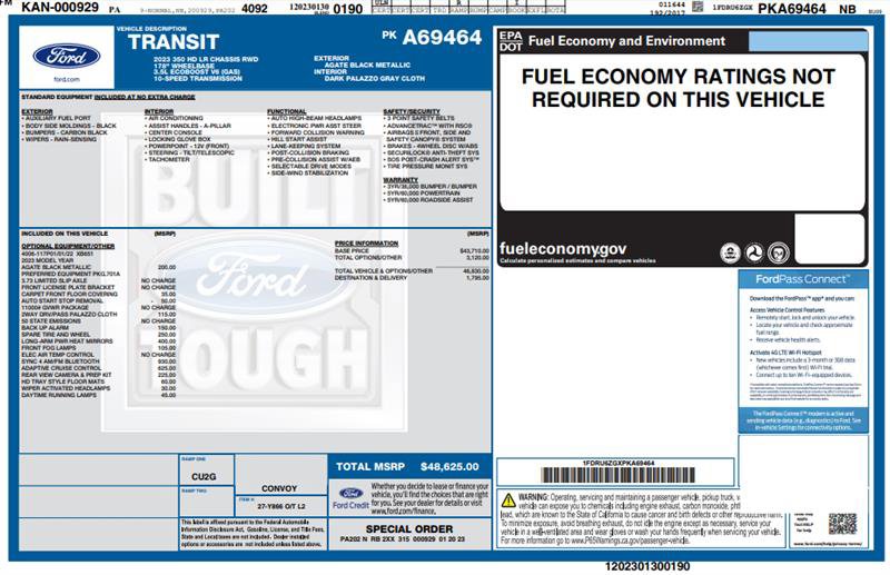 2023 Ford Transit Base Image 16 of 27