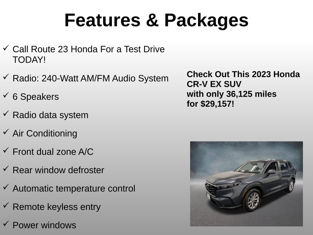 2023 Honda CR-V EX Image 3 of 36