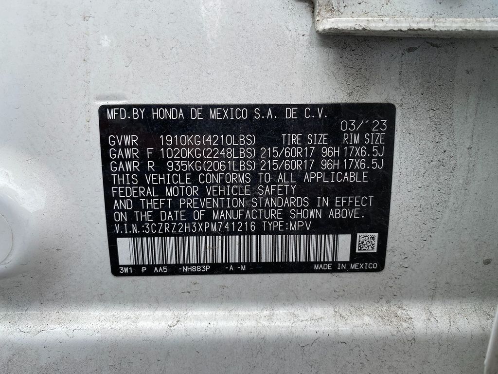 2023 Honda HR-V LX Image 23 of 30
