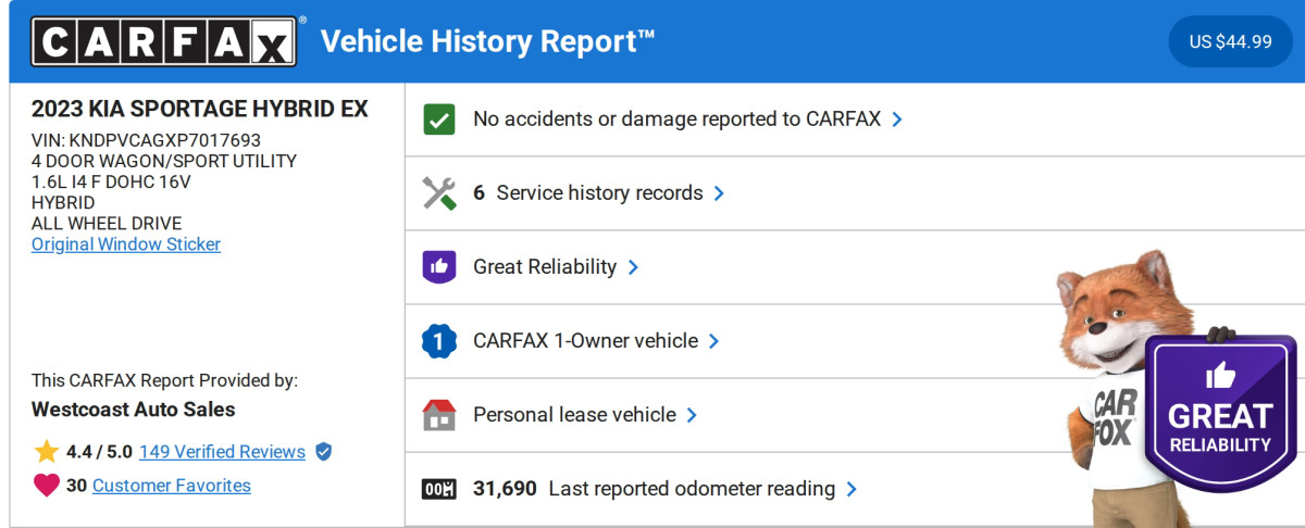 2023 Kia Sportage Hybrid EX Image 29 of 37