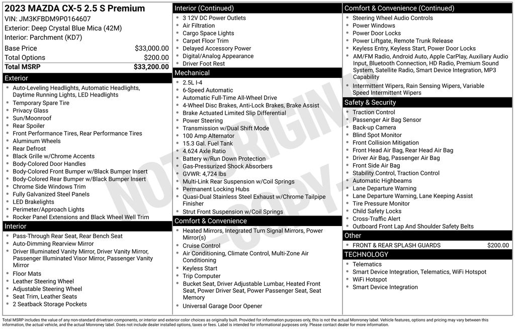2023 Mazda CX-5 2.5 S Premium Package Image 34 of 40