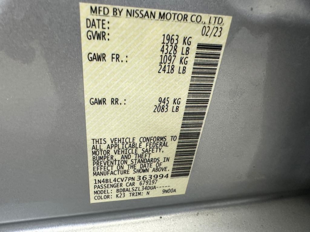 2023 Nissan Altima 2.5 SR Image 34 of 40