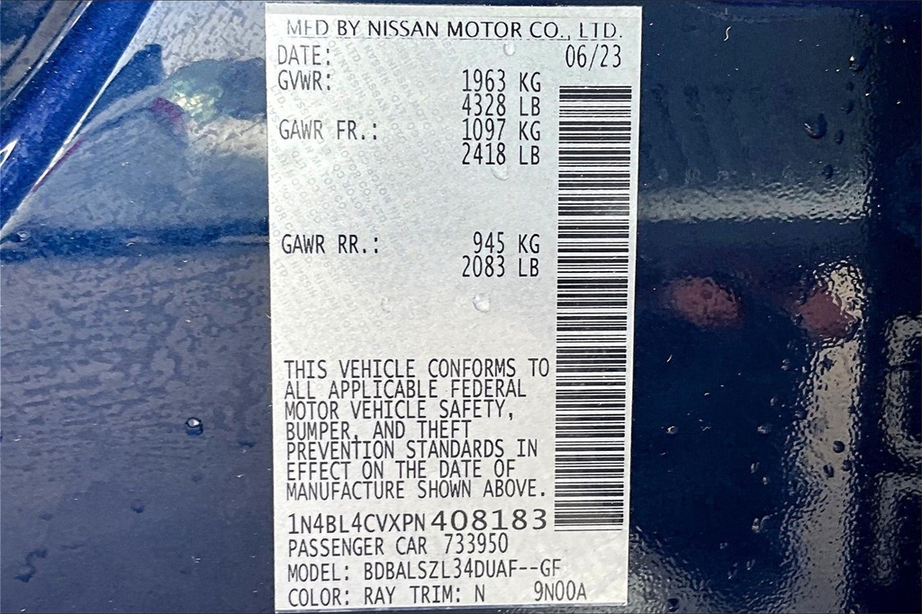 2023 Nissan Altima 2.5 SR Image 29 of 34