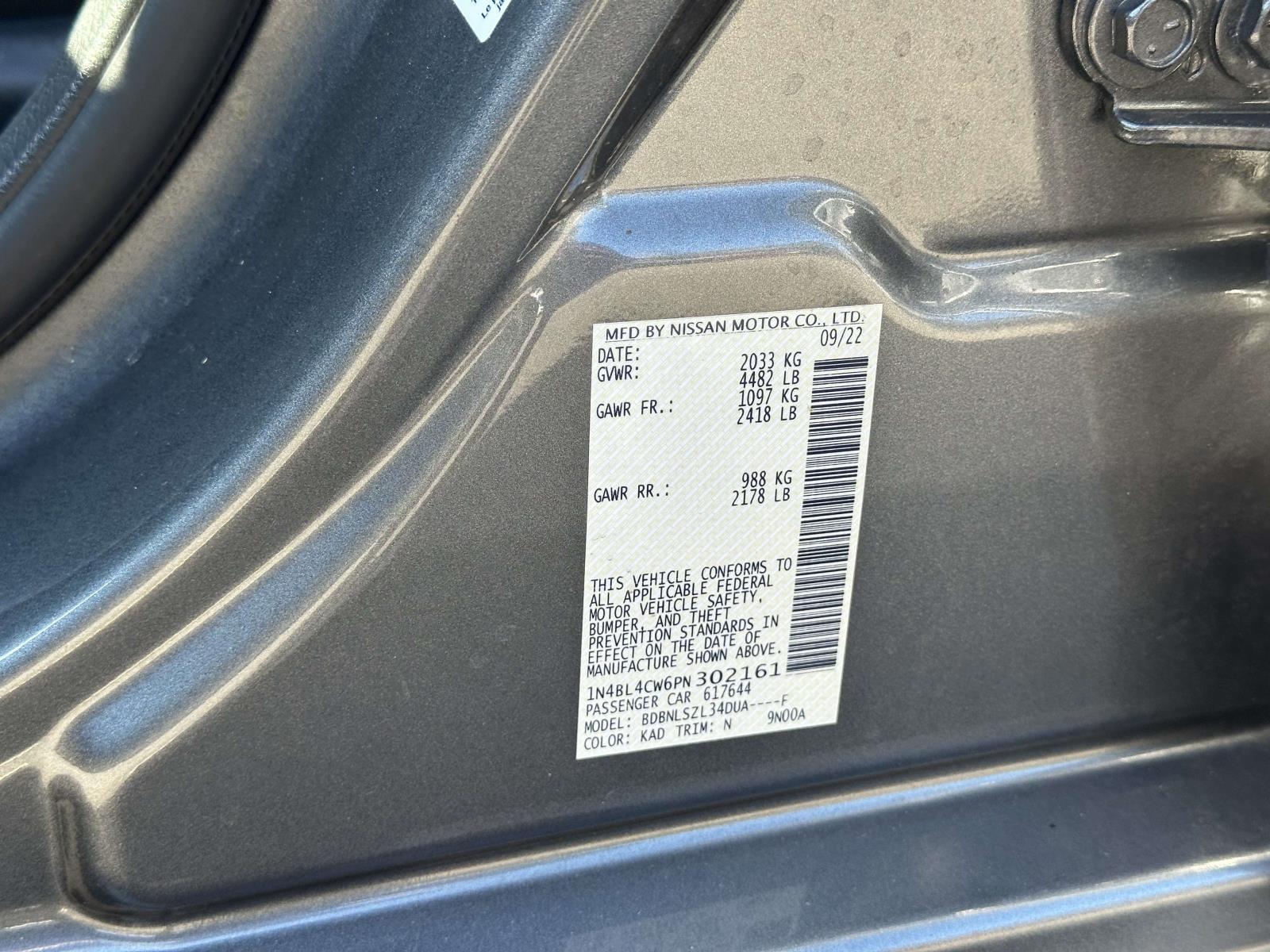 2023 Nissan Altima 2.5 SR Image 23 of 30