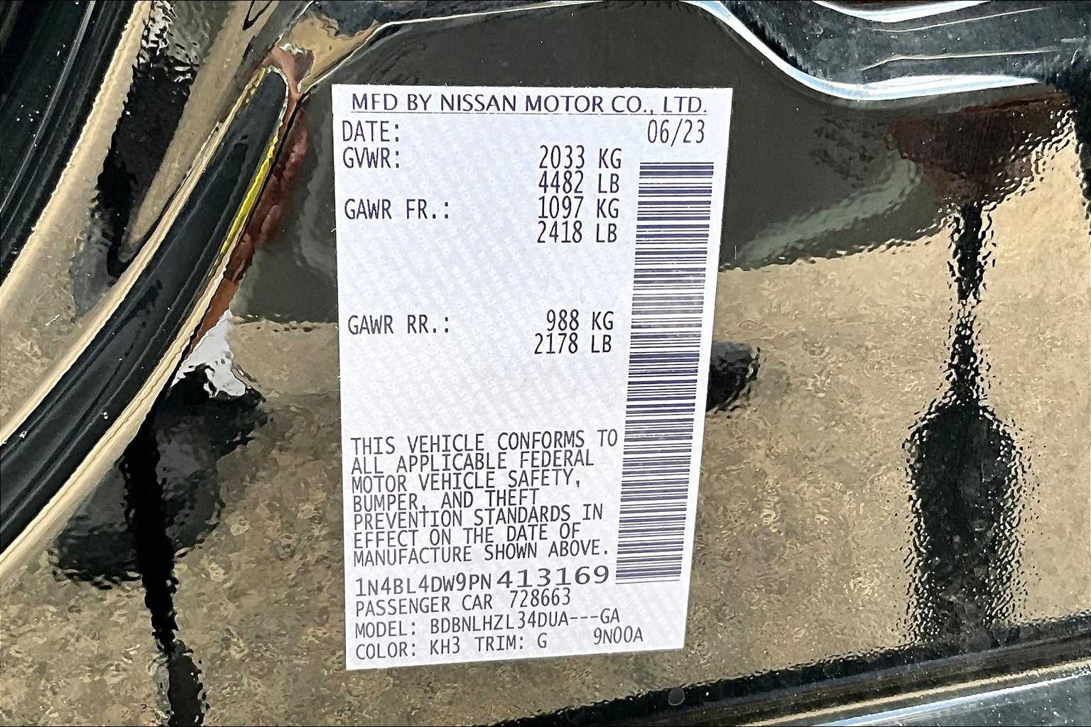 2023 Nissan Altima 2.5 SV Image 29 of 33