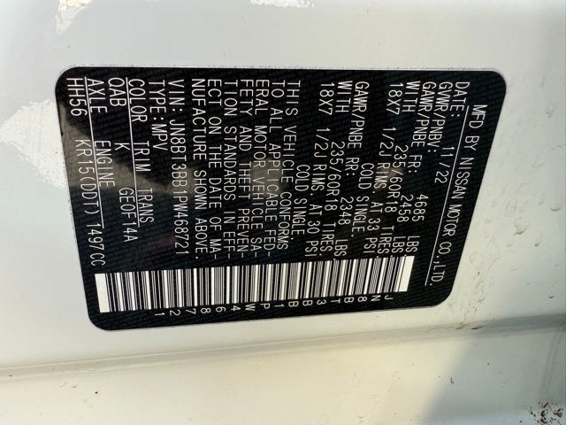 2023 Nissan Rogue SV Image 37 of 45