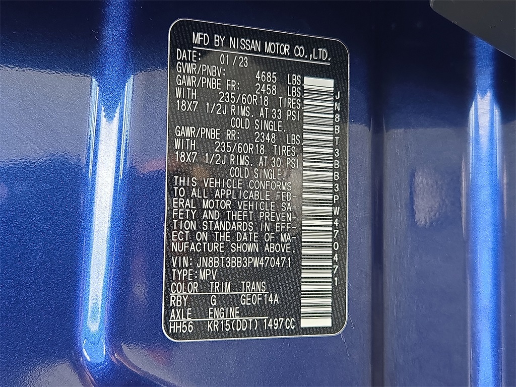 2023 Nissan Rogue SV Image 29 of 31